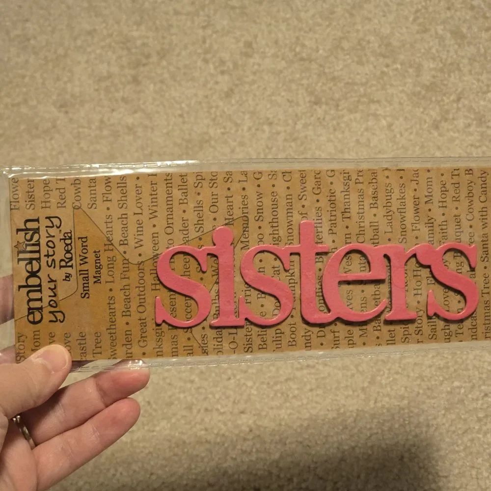 Demdaco Embellish Your Story‎ by Roeda Magnet 3 Pack Besties / Friends / Sisters
